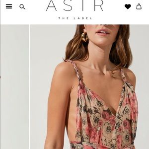 NWT ASTR the Label Eartha Floral Dress size XS